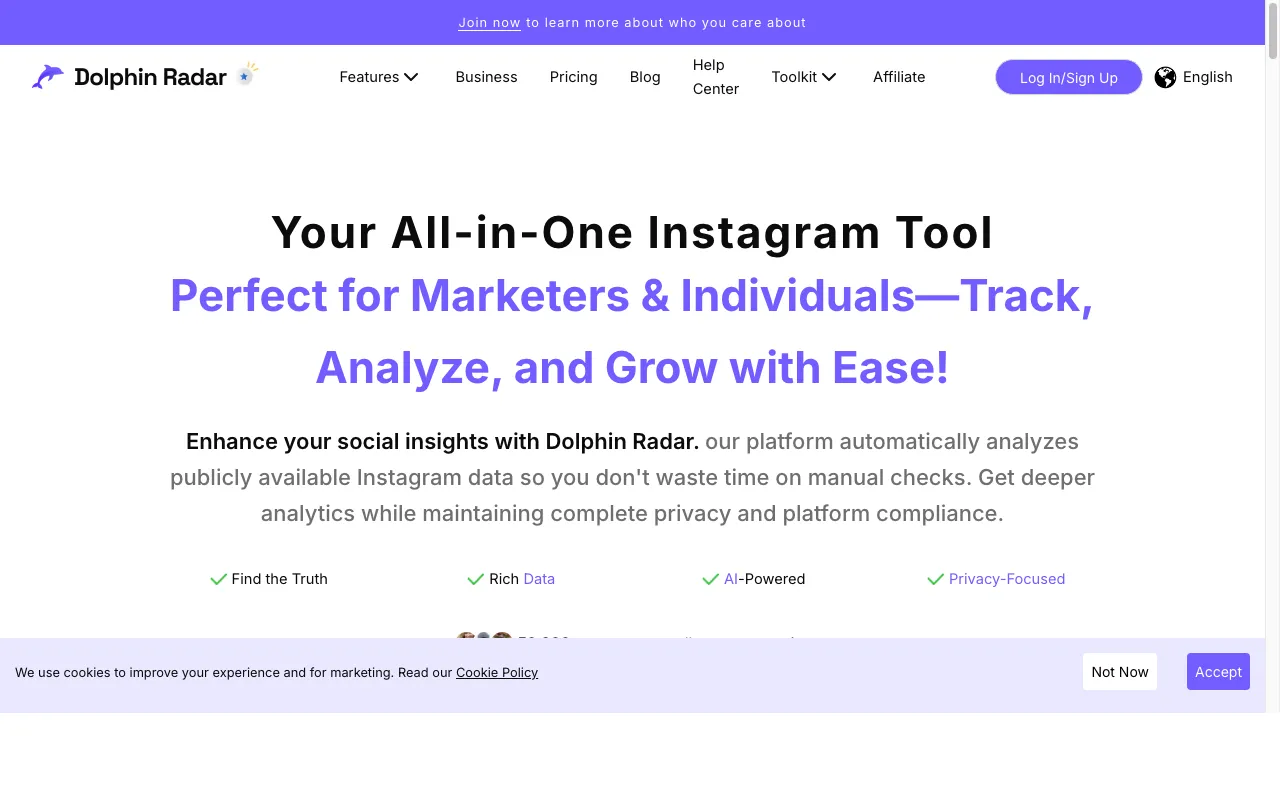 Dolphin Radar - Multi-Account Tracker