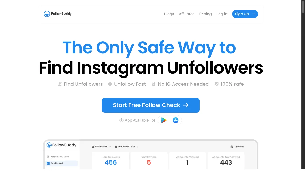 FollowBuddy - Privacy-First Tracker